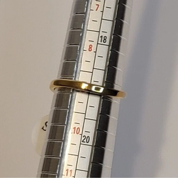 Gold Plated Elegant Geometric Ring Size 9 - Picture 5 of 5